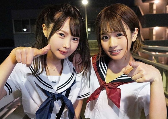 スレンダー美少女の無敵小悪魔コンビが素人宅に突撃・いきなり過ぎて焦るマゾ男をよそに襲い掛かる★松本いちか・永瀬ゆい★