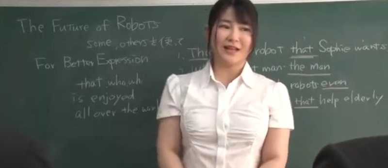 【緊縛】『授業を終わります』この女教師→実はドM、淫乱でアナル大好き！縄で縛られ、ムチで打たれたい変態