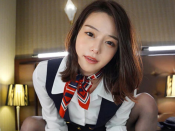 【着物の美少女が…】エロ美乳な和風美人お姉さんがこっちを見ながらスケベな騎乗位でおもてなし！■吉高寧々