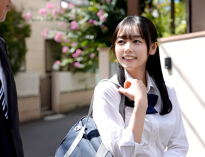 【女子校生】「童貞…なの？」制服姿のスレンダーエロ幼なじみの美少女JKがセックスの練習をさせてくれると…■時田亜美