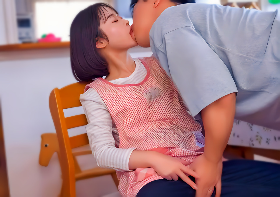 【MINAMO】「あの巨乳の保育士、ずっとヤりたかったんだ…」子供を預かる立場のスレンダーエロ巨尻な保育士が不倫セックス！