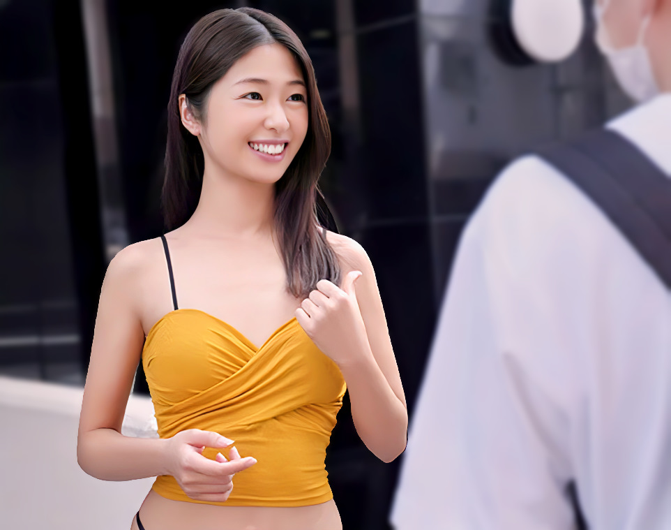 【貧乳娘】「男優以外のオトコとヤッてみたくて…」スレンダーエロ美乳な美少女AV嬢が一般客をイカせる企画！川上奈々美