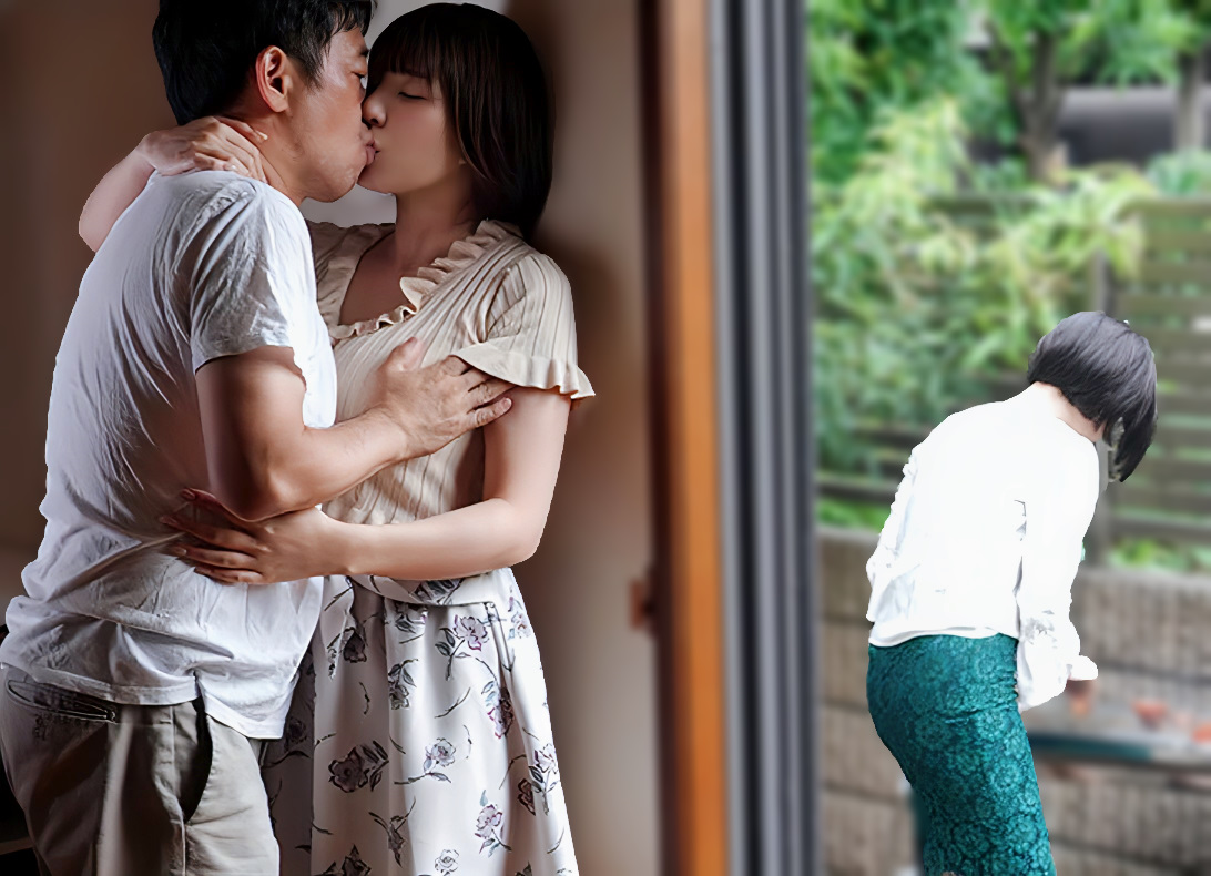 【妻の後輩】「先輩には内緒にシてくださいね♡」エロ爆乳な若い女がＪカップを武器にオジサンを誘惑して不倫セックス！