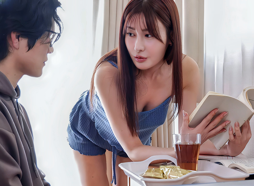 【実の姉】「私が相手してあげようか？♡」スレンダーエロ美乳な美人なお姉さんが弟の童貞の相手をしてくれる！藤森里穂