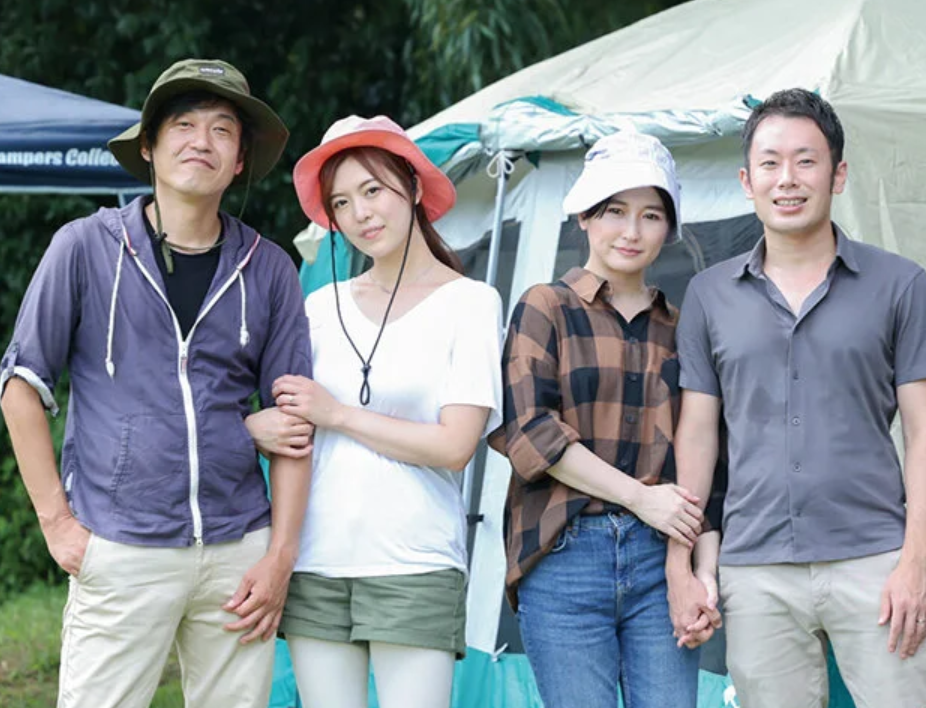 【ながえスタイル】~夫婦交換~「みんなでキャンプいこうぜ！」2組のカップルが野外でスワッピング不倫関係！