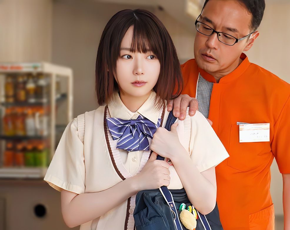 【窃盗美少女】”待ちな！何か忘れてないかい…？”万引きしようとしたら店の主にバレてしまい性行為を強要されてしまう